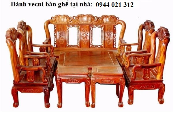 Dịch vụ đánh Vecni, sơn PU đồ gỗ uy tín giá rẻ tại Hà Nội